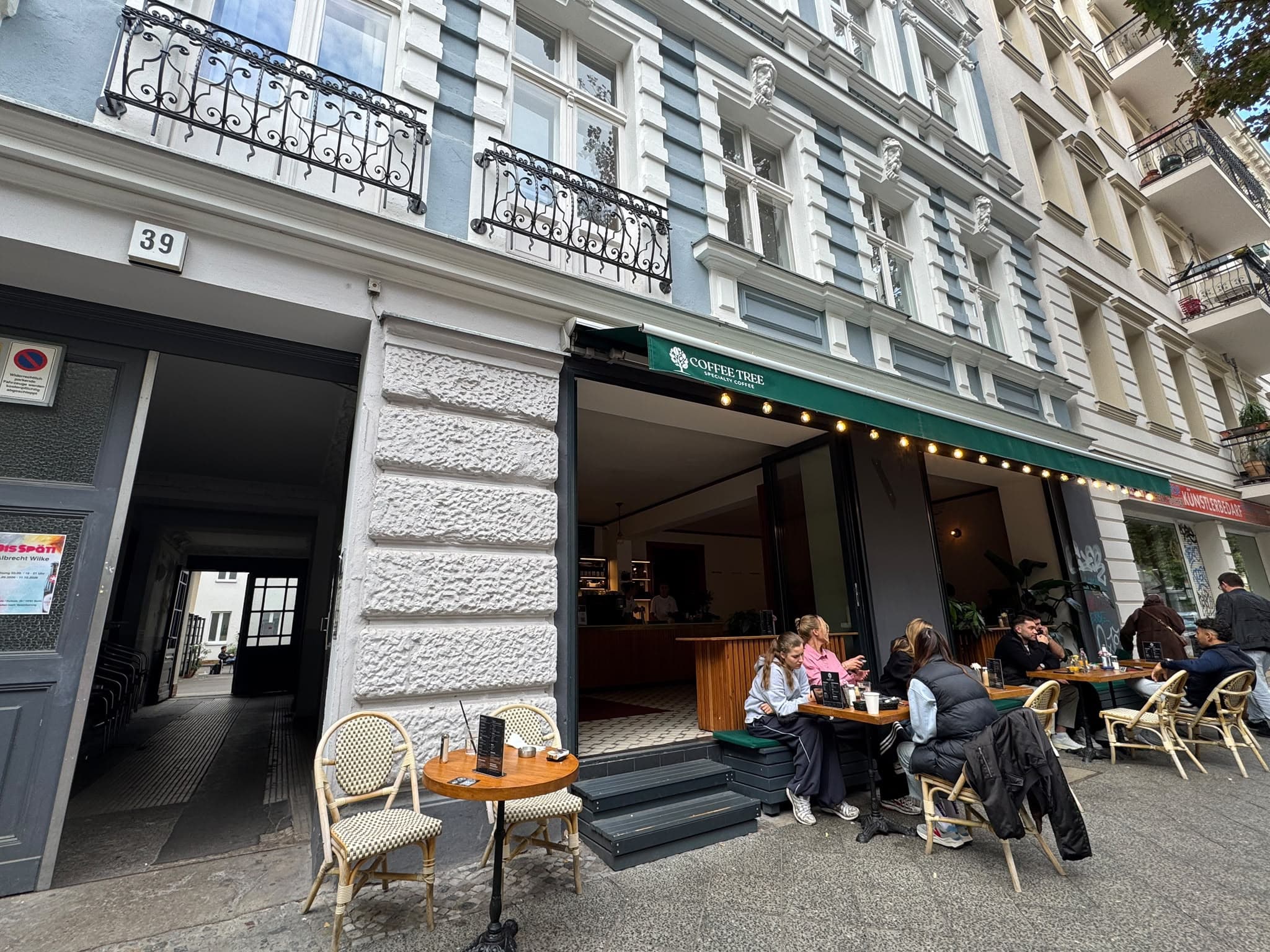 Terrasse an der Goltzstraße